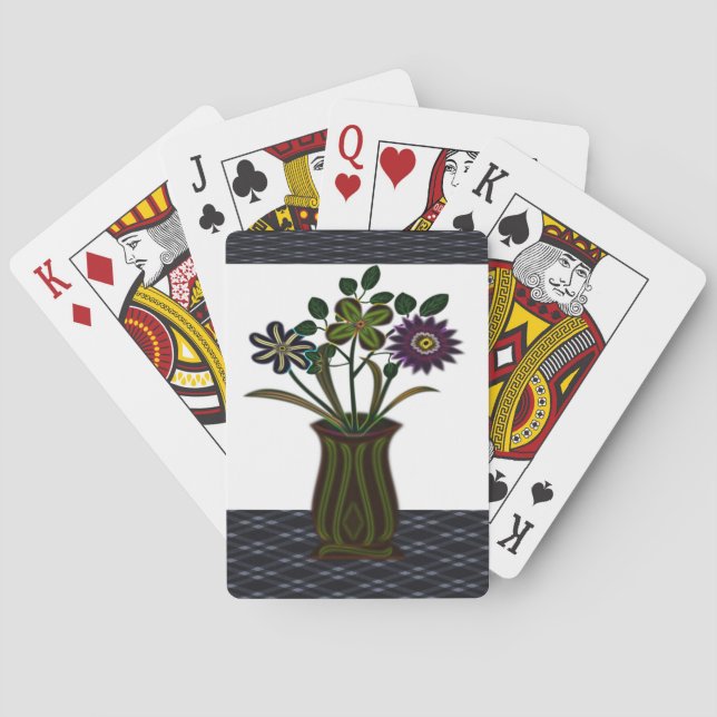 Floral Playing Card Deck (Back)