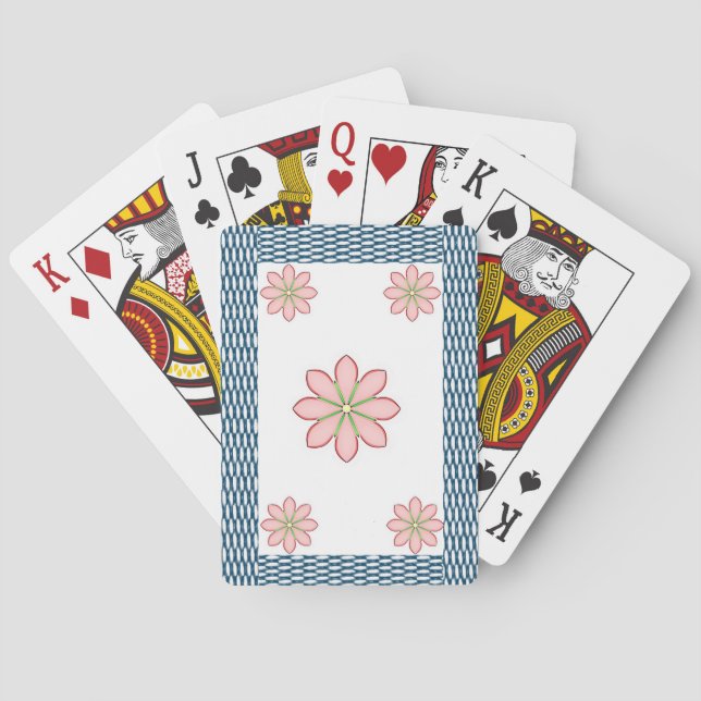 Floral Playing Card Deck (Back)