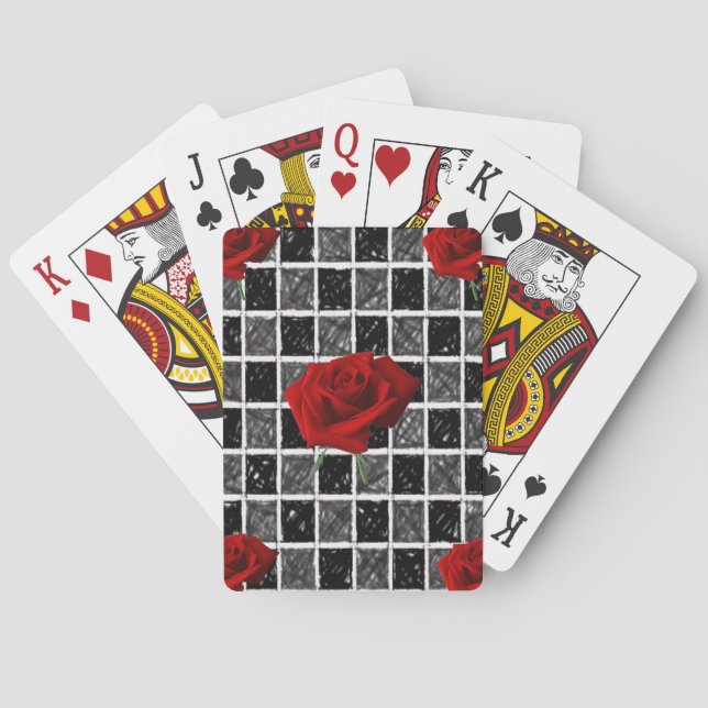 Floral Playing Card Deck (Back)
