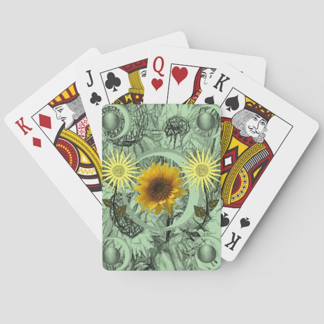 Floral Playing Card Deck (Back)