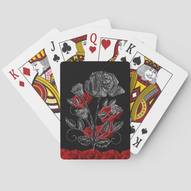 Floral Playing Card Deck (Back)