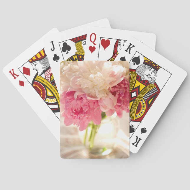 Floral Playing Cards, Standard Index faces. Playing Cards (Back)