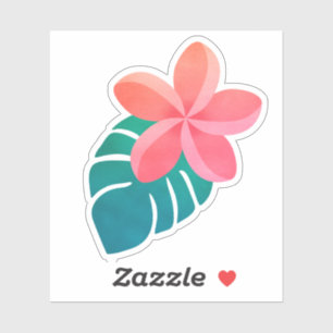 Floral Plumeria Tropical Leaves Hawaii