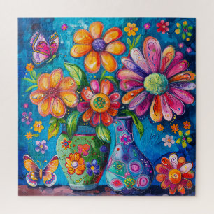 Floral Pop Art Puzzle