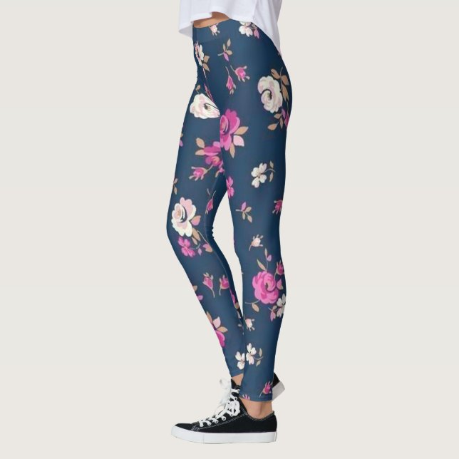 Floral Popular Leggings (Left)