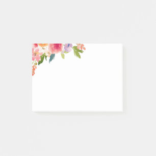 Floral Post-it Notes
