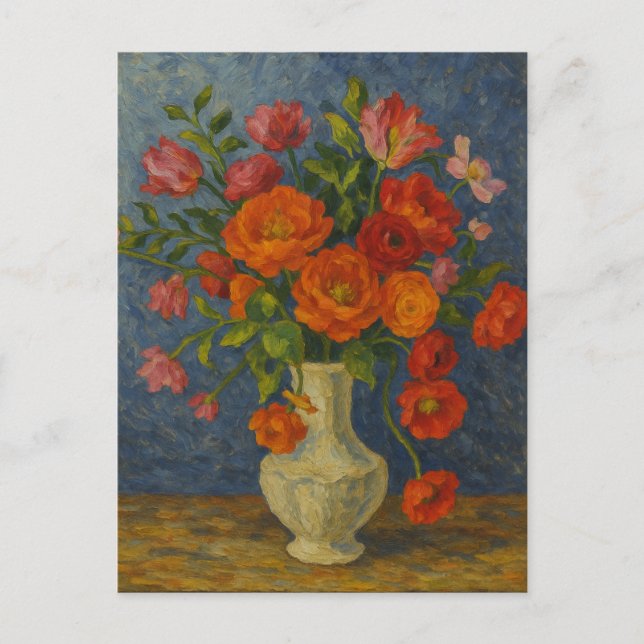 Floral  Postcard (Front)