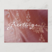 Floral Postcard - Customizable