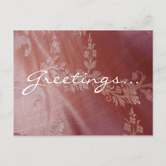 Floral Postcard - Customizable (Front)