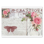 Floral Postcard Image Transfer Sheet