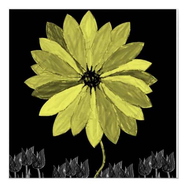 Floral Poster (Front)