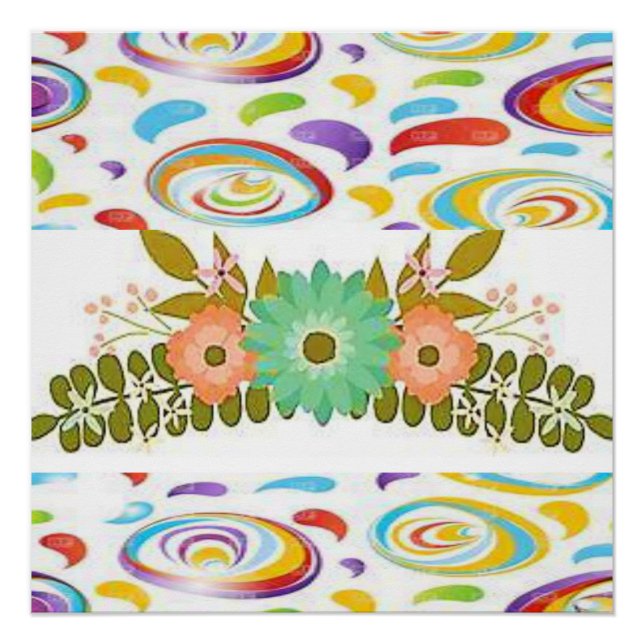 Floral Poster (Front)