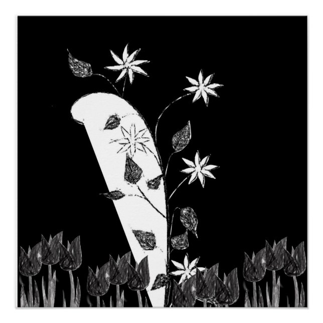 Floral Poster (Front)