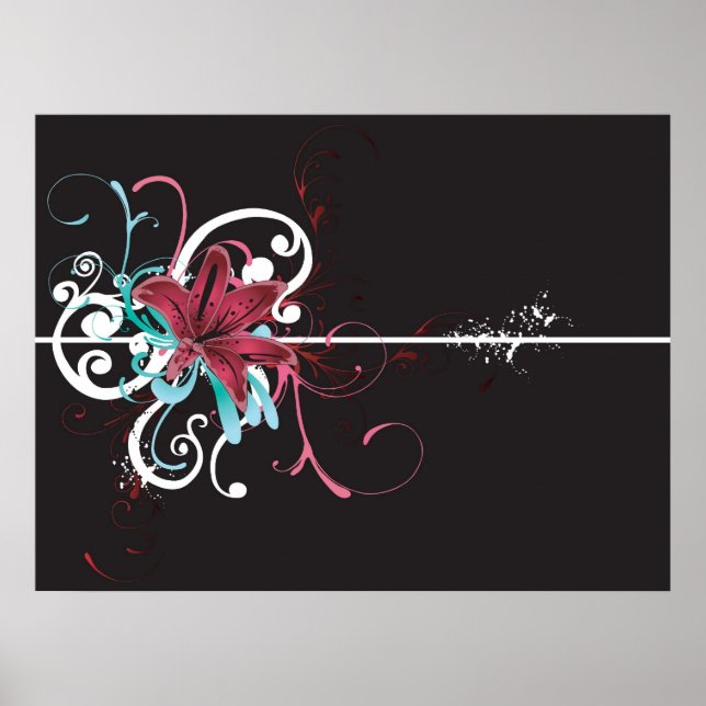 Floral Poster (Front)