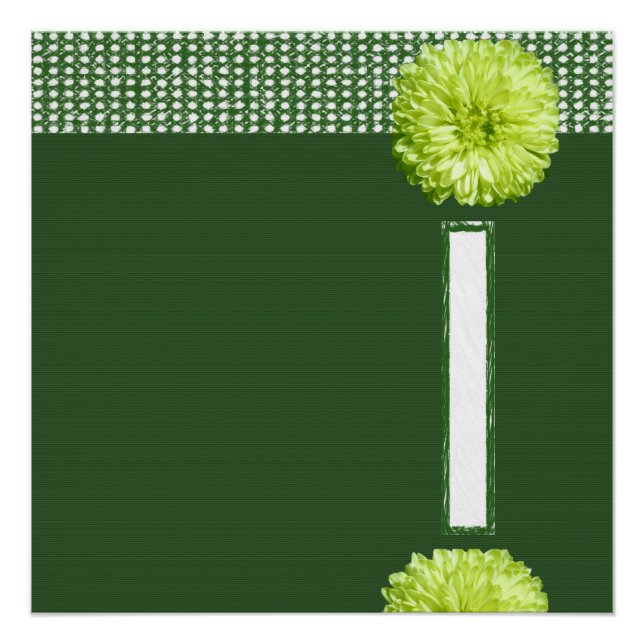 Floral Poster (Front)