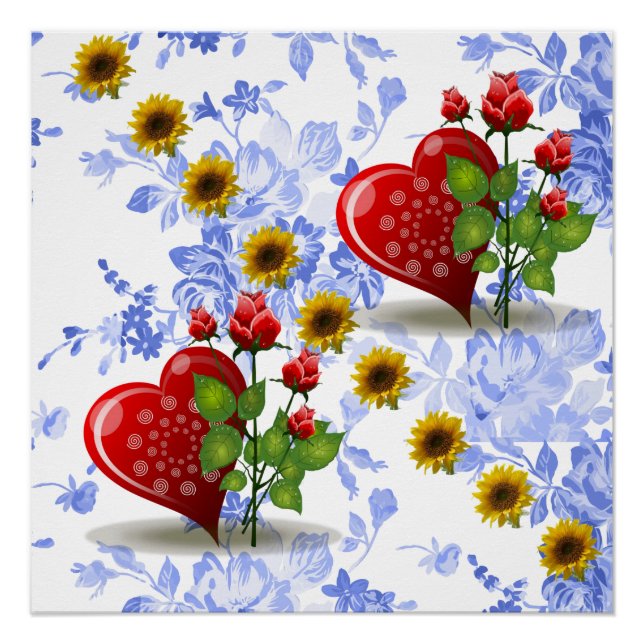 Floral Poster Sunflower (Front)