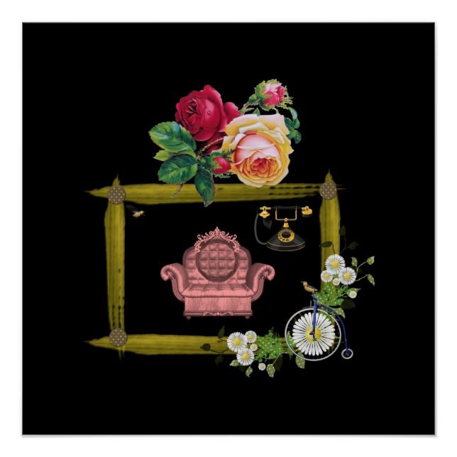 Floral Poster Victorian (Front)
