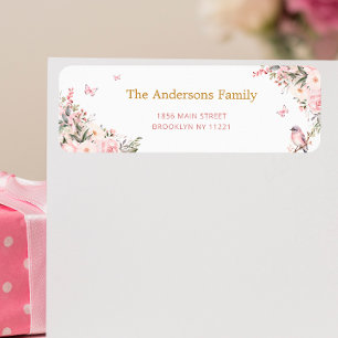 Floral Prince Carriage Baby shower Adresse de reto