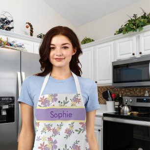 Floral print charismatic appron  apron