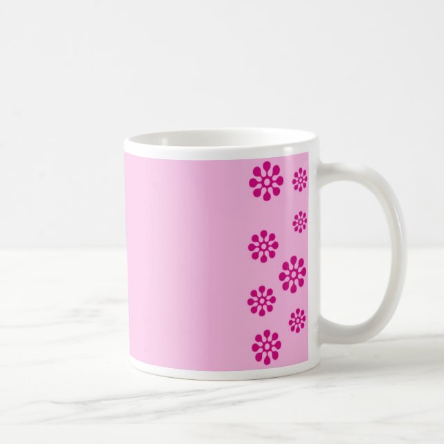 Floral print coffee mug (Right)