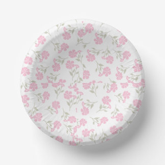 Floral Print Cute Paper Plate