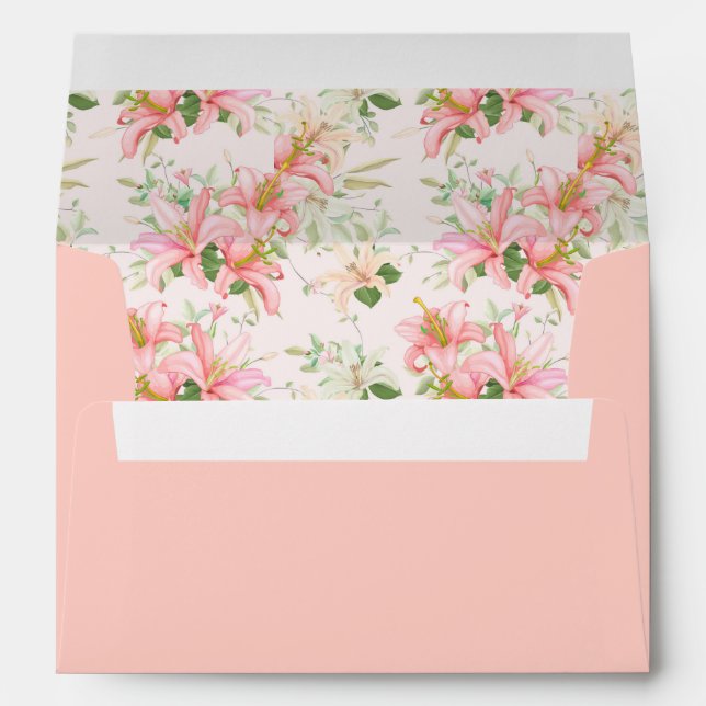 Floral Print Envelope (Back (Bottom))