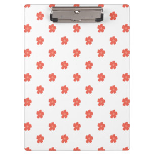 Floral Print Fabric Clipboard