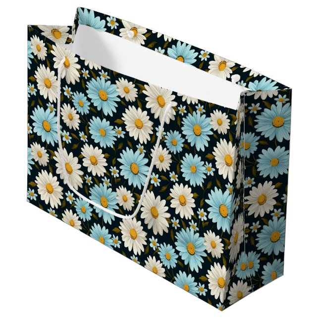 Floral Print Gift Bag (Front Angled)