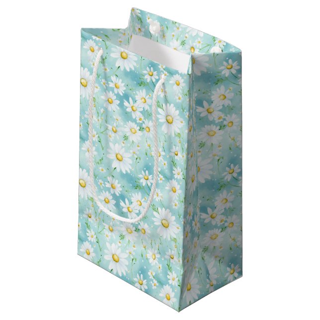 Floral Print Gift Bag (Front Angled)