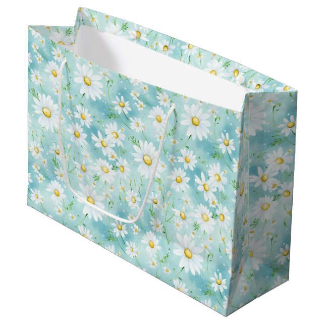 Floral Print Gift Bag (Front Angled)