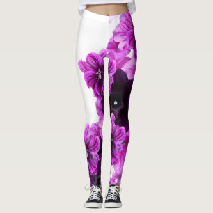 Floral Print Leggings–Elegant & Stylish Activewear Leggings