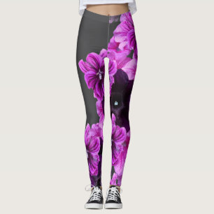 Floral Print Leggings–Elegant & Stylish Activewear Leggings