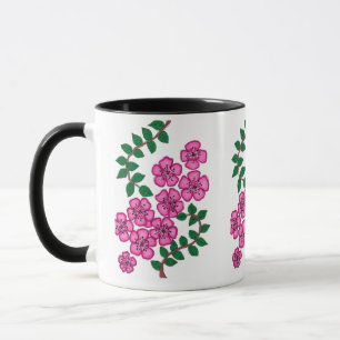 floral print mug