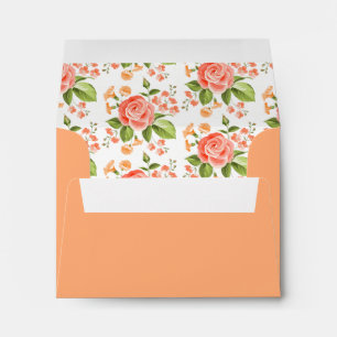 Floral Print Note Card Envelope