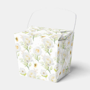 Floral Print Party Favour Box 