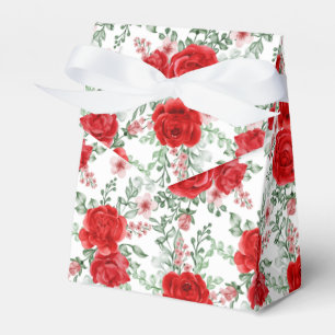 Floral Print Party Favour Box