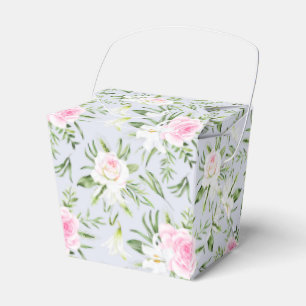 Floral Print Party Favour Box
