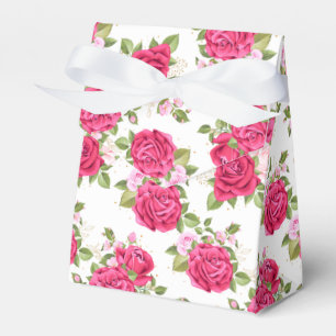 Floral Print Party Favour Box 
