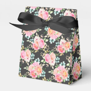 Floral Print Party Favour Box