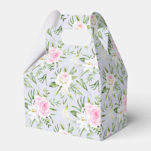 Floral Print Party Favour Box 