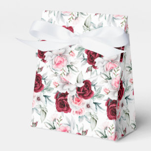 Floral Print Party Favour Box 