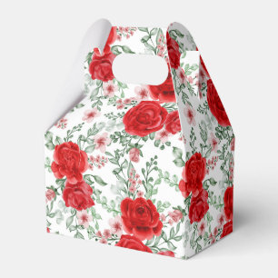 Floral Print Party Favour Box