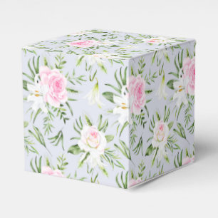 Floral Print Party Favour Box 