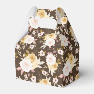 Floral Print Party Favour Box