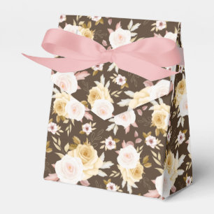 Floral Print Party Favour Box 
