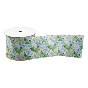 Floral Print Satin Ribbon