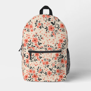 Floral Printed Backpack