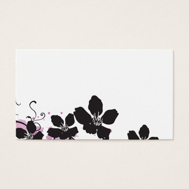 Floral Profile Card (Front)