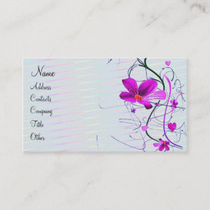 Floral Profile Card