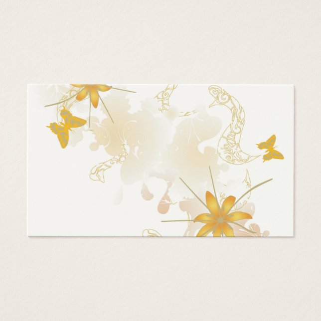 Floral Profile Card (Front)
